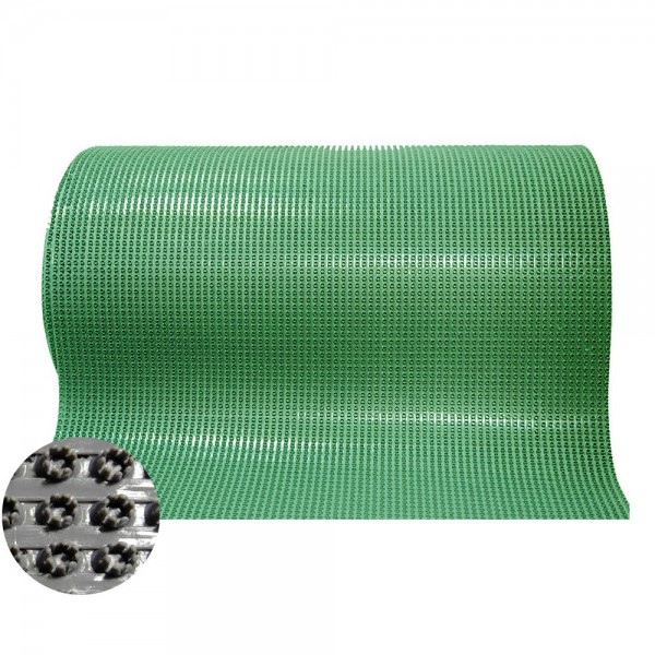 Коврики - Дорожка "Травка" c тканевой подложкой зеленый 0,9х20м (рулон)