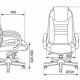 Кресло Бюрократ T-9923MAHOGANY