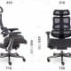 Кресло EPIK E-277-GB сетка