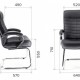 Кресло для посетителей Everprof Orion CF Кожа Черный