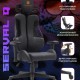 Кресло геймерское Everprof Serval Q Экокожа Черный