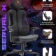 Кресло геймерское Everprof Serval X Экокожа Черный