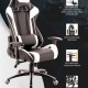 Кресло геймерское Everprof Lotus S6 Экокожа Белый