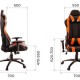 Кресло геймерское Everprof Lotus S2 Экокожа Оранжевый